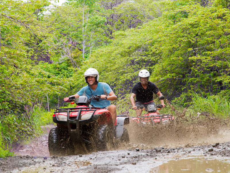 ATV adventure ride in the Central Pacific region