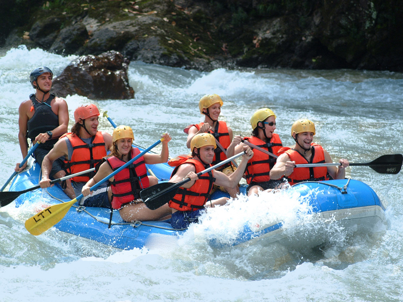 White water rafting on the Balsa River near Arenal